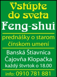 FENG- SHUI  / prednášky - každý ŠTVRTOK